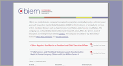 Desktop Screenshot of cibiem.com