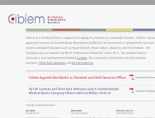 Tablet Screenshot of cibiem.com
